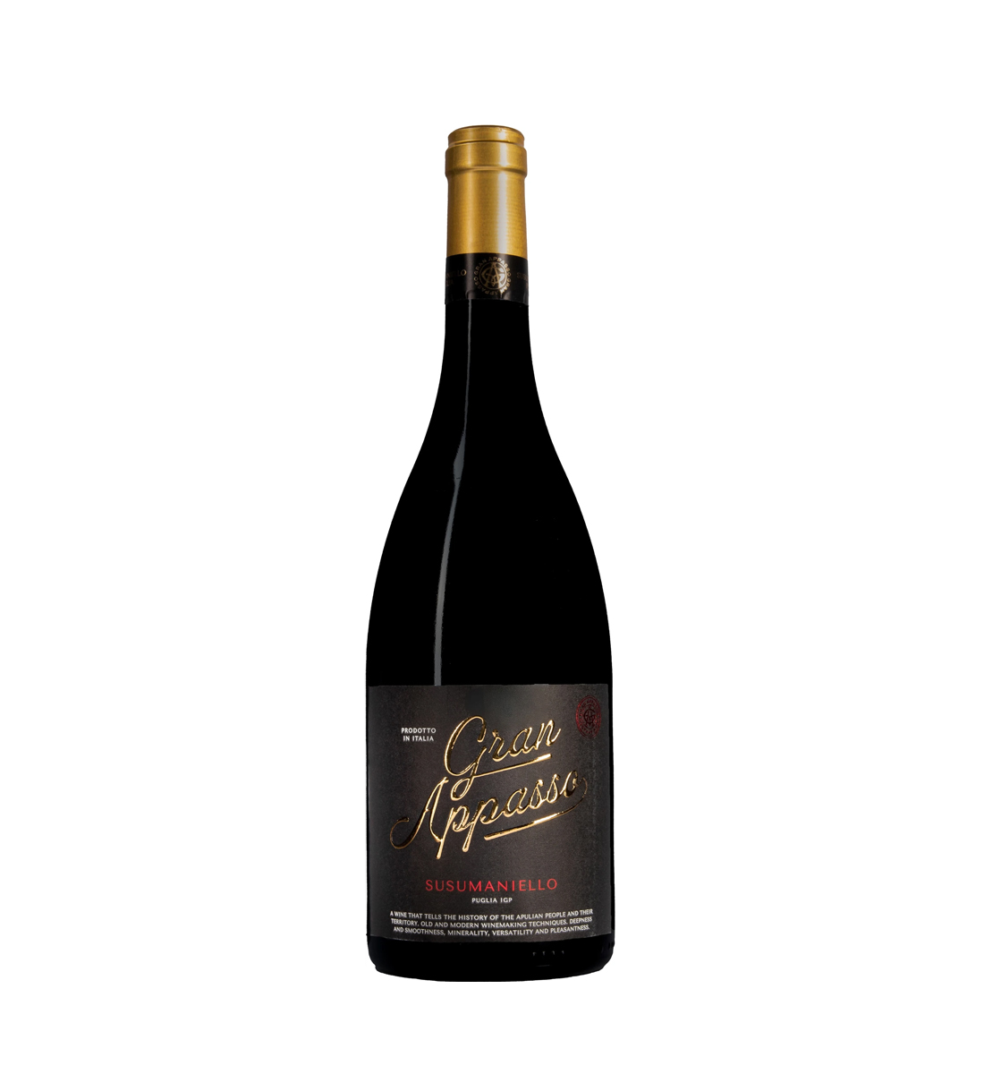 Gran Appasso Susumaniello Puglia Igp - Vin Rosu Sec - Italia - 0.75L